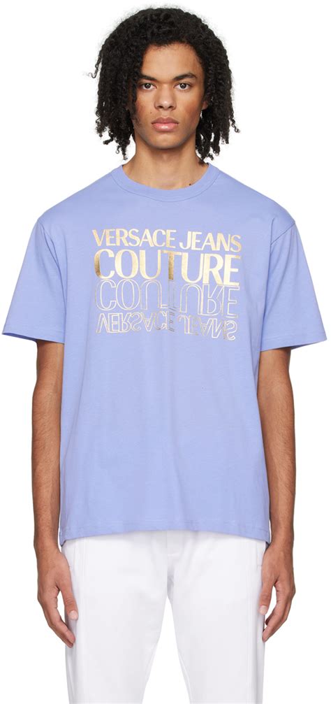 versace jeans couture tshirt gelb blau|Versace Jeans Couture polo shirt.